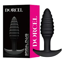Анальна пробка Dorcel Spiral Plug 10.6 см (чорний) - мініатюра 7