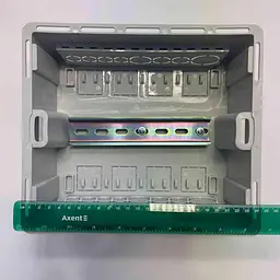 Бокс пластиковий СКІМ 09 модулів вбудований IP40 чорний прозора дверка ( С11902022 ) - мініатюра 8