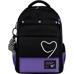 Рюкзак шкільний Yes TS-48 Purple Hearts (559923) - мініатюра 2