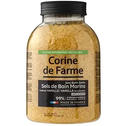 Сіль морська для ванн Corine de Farme Ваніль 1.4 кг
