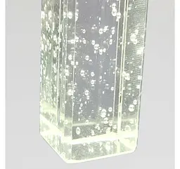 Поодинокий золотий LED підвіс зі склом та бульбашками Artlight B2317/1 для кухні та бару - мініатюра 6