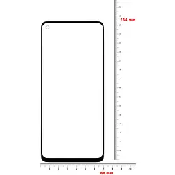 Захисне скло BeCover для Oppo A74 4G Black (706656) - мініатюра 3