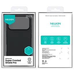 Чохол Nillkin Matte Pro для Apple iPhone 17 Pro (6.3) Чорний / Black - мініатюра 6