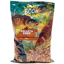 Принада в гранулах Pellets BOOM Кріль 4-22мм 1кг Спод Мікс