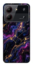 TPU чохол Demsky Purple space marble для ZTE Blade A54 4G