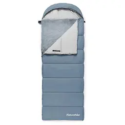 Спальний мішок Naturehike BE400 CNK2300SD021 з підігрівом L лівий Синій (1047-6976507667272)
