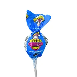 Упаковка льодяників на паличці Warheads A Super Sour Gum Pops, 19г x 100шт - мініатюра 4