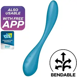 Універсальний вібратор Satisfyer G-Spot Flex 5+ Petrol - мініатюра 2