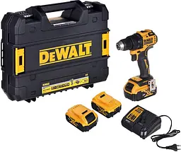 Акумуляторний дриль-шуруповерт DeWalt з АКБ та ЗУ DCD708P3T
