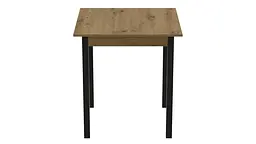 Стіл кухонний Ferrum-decor Дієго 75x80x80 Чорний ДСП Дуб Артізан 16мм (FRD-105715) - мініатюра 4