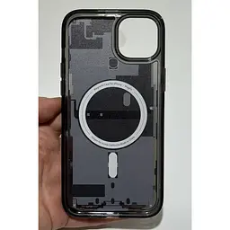 Чохол оригінальний протиударний Spigen Ultra Hybrid Crystal MagSafe для iPhone 14 Plus/15 Plus Zero One ACS06664 - мініатюра 4
