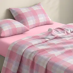 Дитяча постільна білизна фланель в ліжечко AMETHYST TARTAN CS1 COSAS (4822052500354) - мініатюра 2