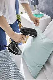Tefal Відпарювач компактний Access Steam Force, 2000Вт, 200мл, постійна пара - 30гр, керам. підошва, чорно-сірий - мініатюра 7