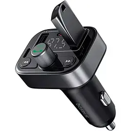 FM-трансмітер Baseus FM Launcher S-09 Pro Black (C10762200113-00) [102398] - мініатюра 3