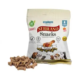 SERRANO Натуральні ласощі для собак 100г, ІНДЕЙКА