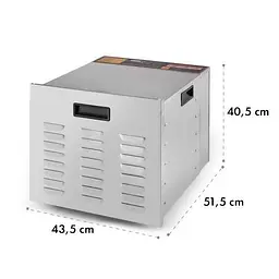 Дегідратор-сушарка для овочів фруктів Klarstein Master Jerky Steel 10 (10028437) - мініатюра 8