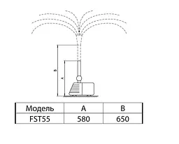 Насос для фонтану Sprut FST 55 - мініатюра 5