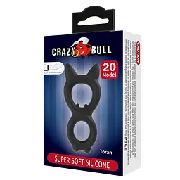 Ерекційне кільце Crazy Bull Toran 9.3 см (чорний) - мініатюра 13