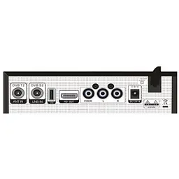 Ресивер Супутниковий та Т2 тюнер комбінований DVB-S2/T2/С Eurosky ES-19 HD Combo чорний - мініатюра 2