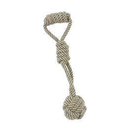 Іграшка-канат для собак Derby Braided Dog Rope Toy - Ball with Long Tug Handle