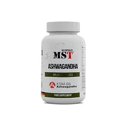 Ашваганда MST Nutrition Ashwagandha KSM-66, 60 капсул