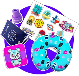 Іграшковий набір з валізкою Rosie Lovable Luggables 2511001 Різнокольоровий shop (815887029491) - мініатюра 4