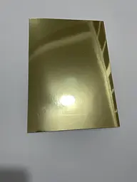 Картон кольор. A4 одностор. 3арк. дзеркальний,жовтий NPT-002/4411/Мандарин/(50)