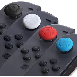Накладки на стікі Analog Cap Nintendo Switch\Lite Red/Blue (4 шт.) - мініатюра 3
