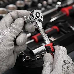 Набір інструментів 1/2" + 1/4", Cr-V, 110 од., головки: 4-32 мм, біти 35 од, Storm Intertool ET-8110 - мініатюра 6
