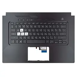 Верхня кришка для Asus TUF Dash F15 FX516P FX516P series, (Чорний, топкейс з клавіатурою з підсвічуванням, 90NR0651-R31UA0, Оригінал)