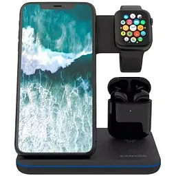 Зарядний пристрій Canyon WS-302 3in1 Wireless (CNS-WCS302B)