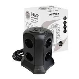Мережевий фільтр живлення Patron SP-1683-USBT (EXT-PN-SP-1683-USBT) - миниатюра 3