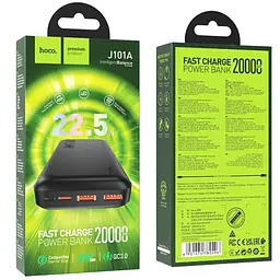 Портативне ЗП Power Bank J101A Astute PD20W+22.5W 20000 mAh Black Hoco teh0029419 - мініатюра 5