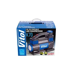 Автомобільний компресор VITOL K-70 150psi/25Amp /90л (K-70) - мініатюра 8