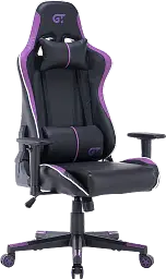 Геймерське крісло GT Racer чорне з фіолетовим (X-2528 Black/Purple) - мініатюра 2