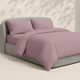 Наволочка Cosas Camellia муслінова 40х60 см бузкова (012Muslin_Camellia_40x60) - мініатюра 7