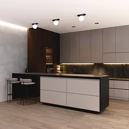 Стельовий світильник SV0018-1P BK - мініатюра 3