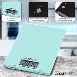 Ваги кухонні CLATRONIC KW 3626 Mint/Green - мініатюра 3