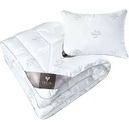Набір Ideia Super Soft Classic: ковдра, 140х200 см + подушка, 50х70 см, білий (8000035234) - мініатюра 2