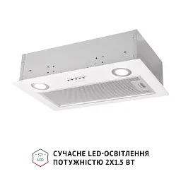 Витяжка повновбудована Perfelli BI 5022 WH LED - мініатюра 4