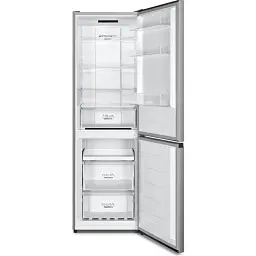 Холодильник Gorenje з нижн. мороз. камерою 185х60х60 см 2 дв. Х 207л М 97 л A+ NoFrost Plus Fresh zone диспл сірий - мініатюра 2