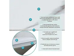 Самоклеюча вінілова плитка STICKER WALL 600*300*1,5мм СВП-111 МАТ SW-00003250 - мініатюра 4