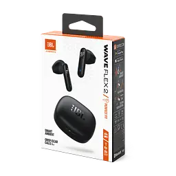 Навушники бездротові JBL Wave FLEX 2 стерео в кейсі чорні (JBLWFLEX2BLK) - мініатюра 9