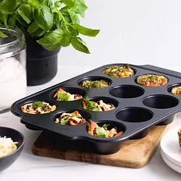 Форма для випічки кексів GreenPan на 12 шт. з керамічним покриттям 40 х 28 х 4.3 см (CC007766-001) - мініатюра 4