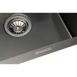 Мийка кухонна GRANADO Under top STEEL S201 black (GS08201B) - мініатюра 3