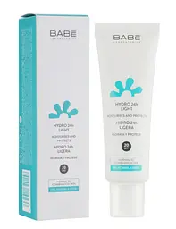 Крем для обличчя Babe Laboratorios Facial 24 години зволоження та захист SPF 20, 50 мл (8437011329158)