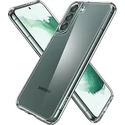 Оригінальний протиударний чохол Spigen Ultra Hybrid для Samsung Galaxy S22 Plus (6.6") Прозорий (ACS03954) - мініатюра 8