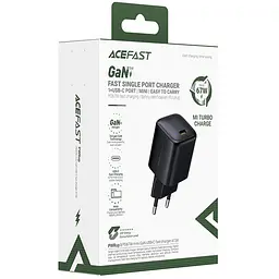 МЗП Acefast A134 PD67W GaN (1USB-C) Black - мініатюра 5