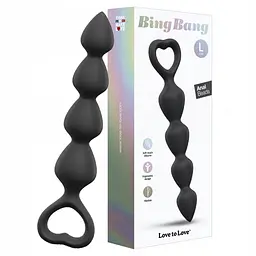 Анальні намиста Love To Love Bing Bang 18 см (чорний) - мініатюра 8