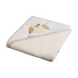 Рушник з капюшоном Akuku 100x100 см бежевий (A1241)